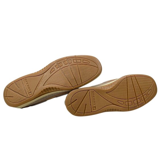 SPERRY Top-Sider Angelfish Linen Oat Boat Shoe 9102047 Women's Size 6 Wide - Picture 9 of 10